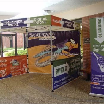 Time Warner event tent