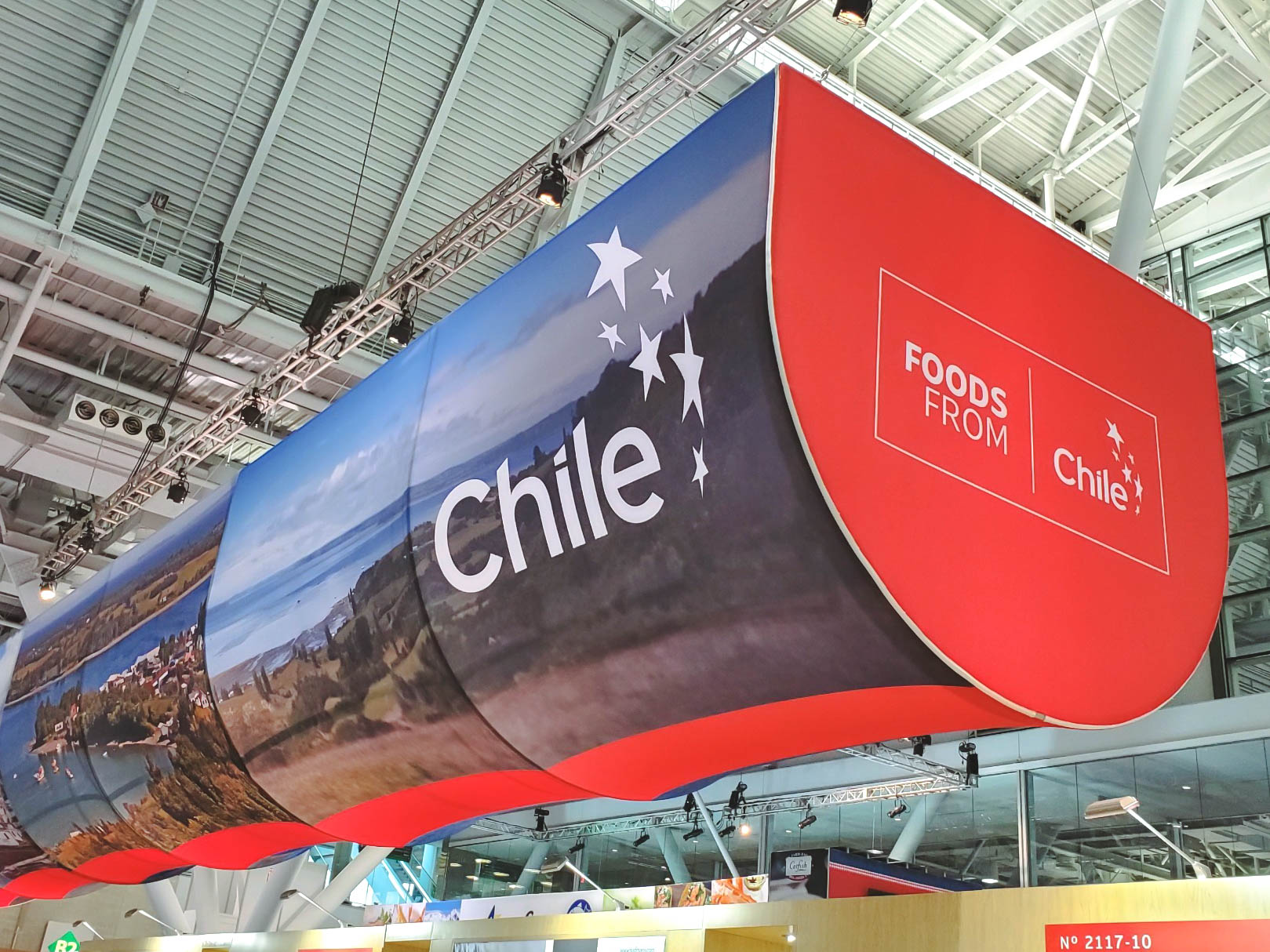 Advertising banner with logo design