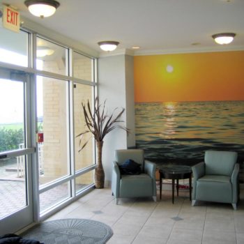 wall mural for waiting room