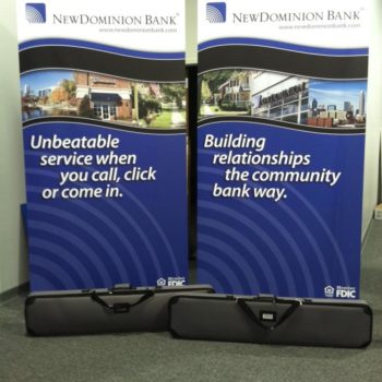retractable signs for trade shows