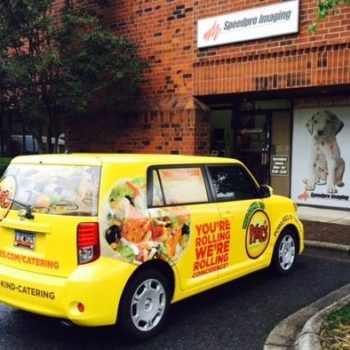 vehicle wraps for restaurant catering car