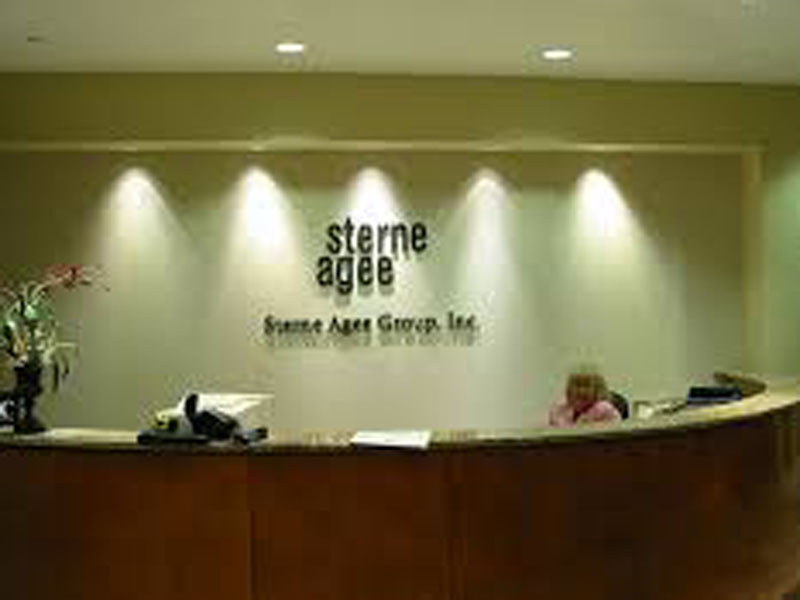 contour company logo for behind reception