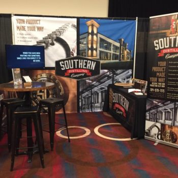 Southern Distilling Company trade show display