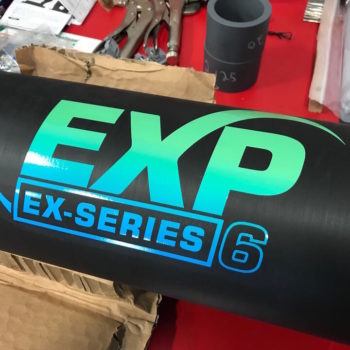 EXP ex-Series 6 green and blue printed decal