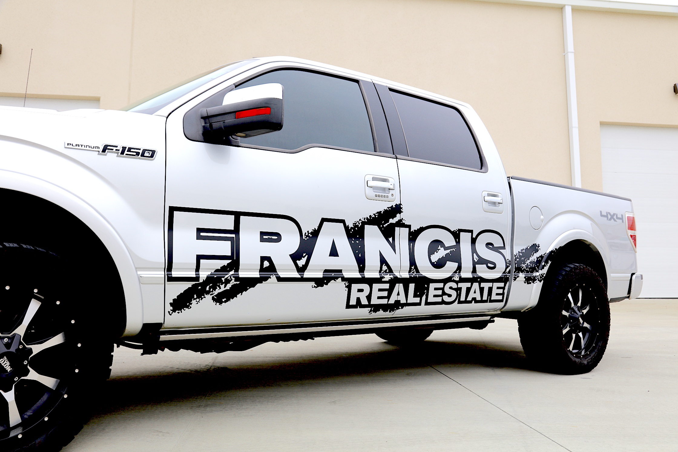 Francis truck wrap and graphics