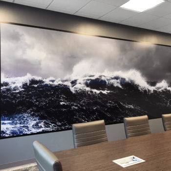 Corporate Wall Mural, Conference Room Wall graphics