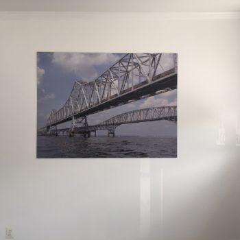 Photo of a bridge printed