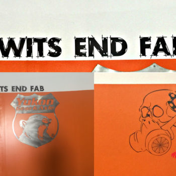 Wits End Fab wall graphics