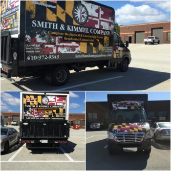 Smith & Kimmel Co custom van wrap