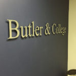 Butler & College indoor signage