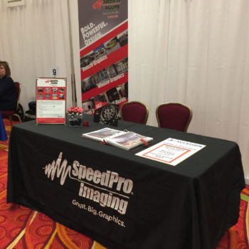 SpeedPro trade show booth