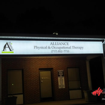 Alliance physical & occupational therapy outdoor signage