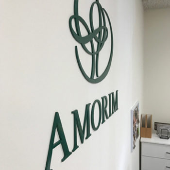 Amorim logo signage