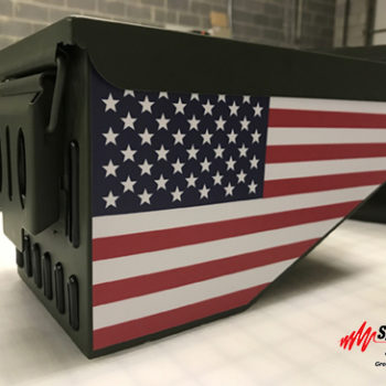American flag product wrap