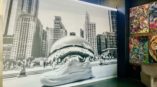 Wall Mural - Chicago Cloud Gate - Parking and Valet Signs