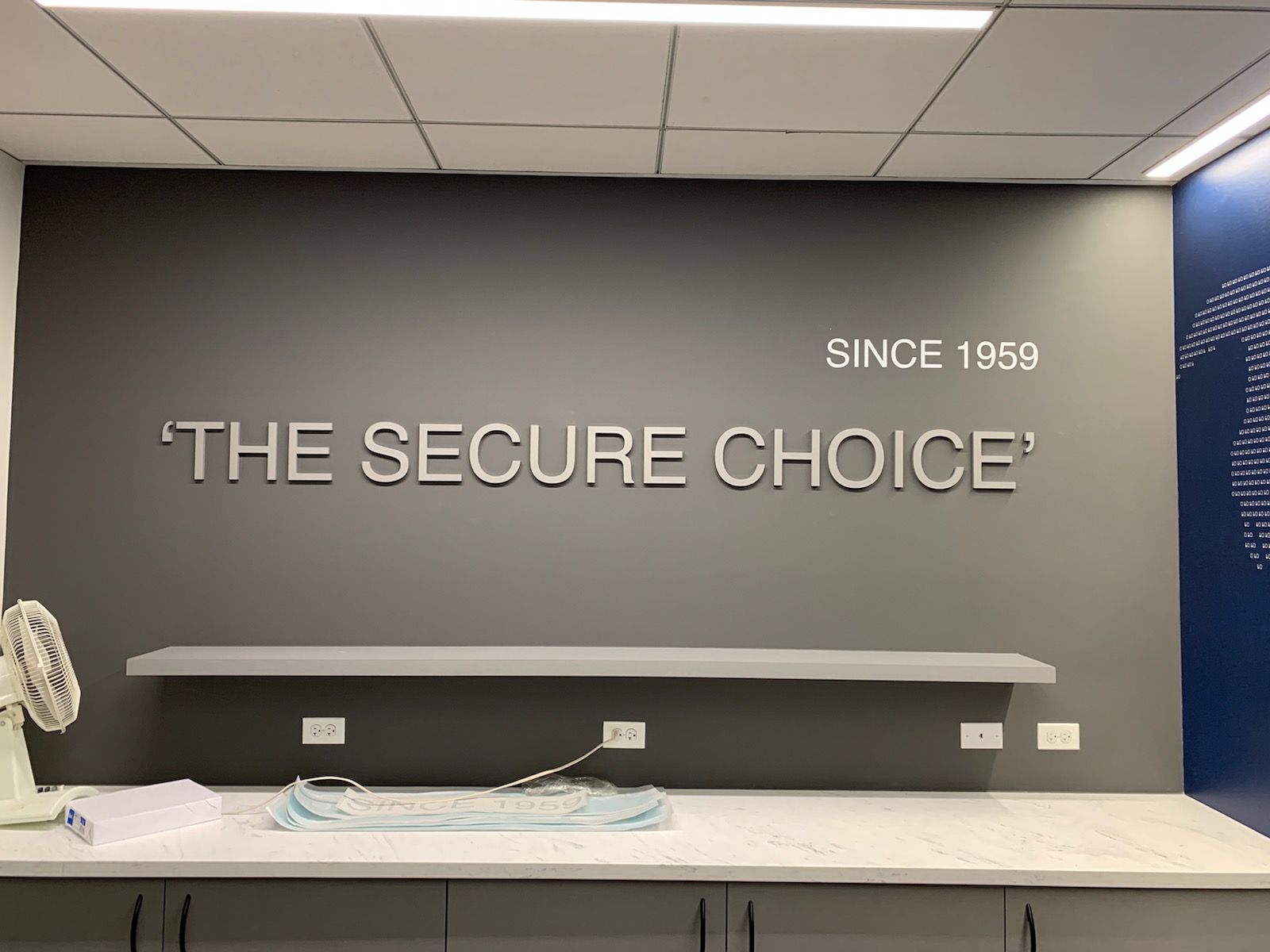 The Secure Choice Brand Indoor Lettering 