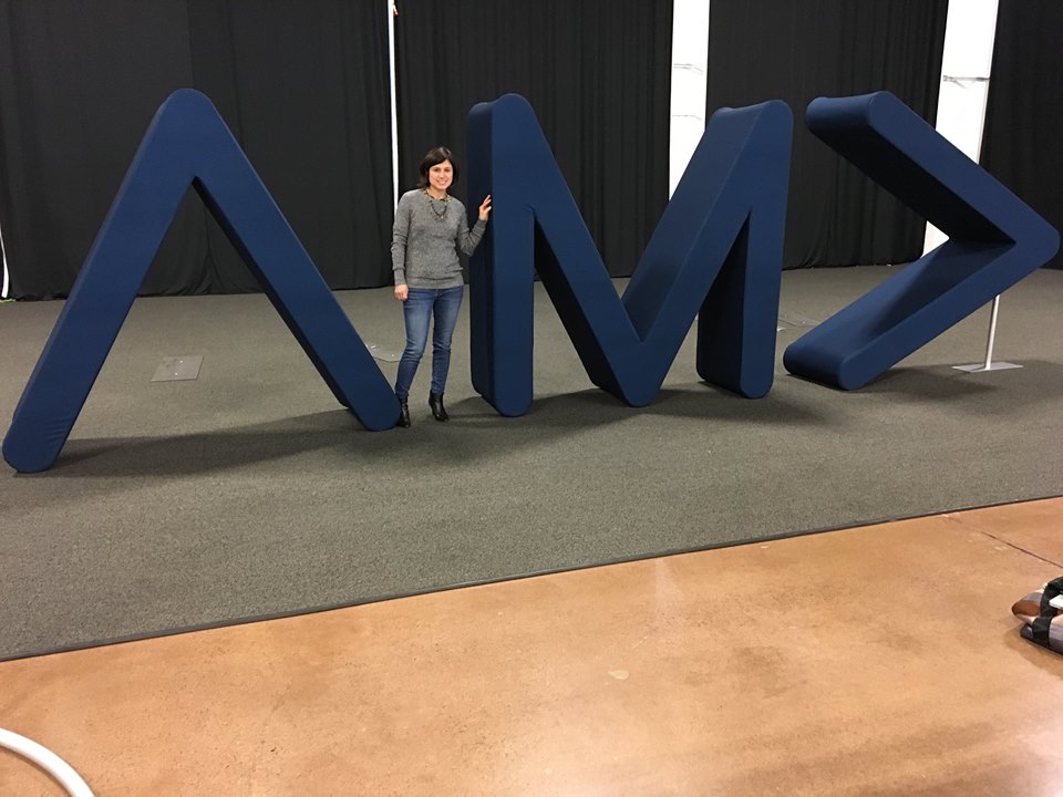 AMA-Giant Letters-TED Talk Letters-McCoormick Place Printing-SpeedPro Chicago Loop