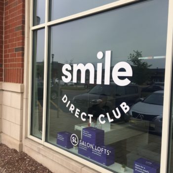 Smile Direct Club Window Brand Labeling 