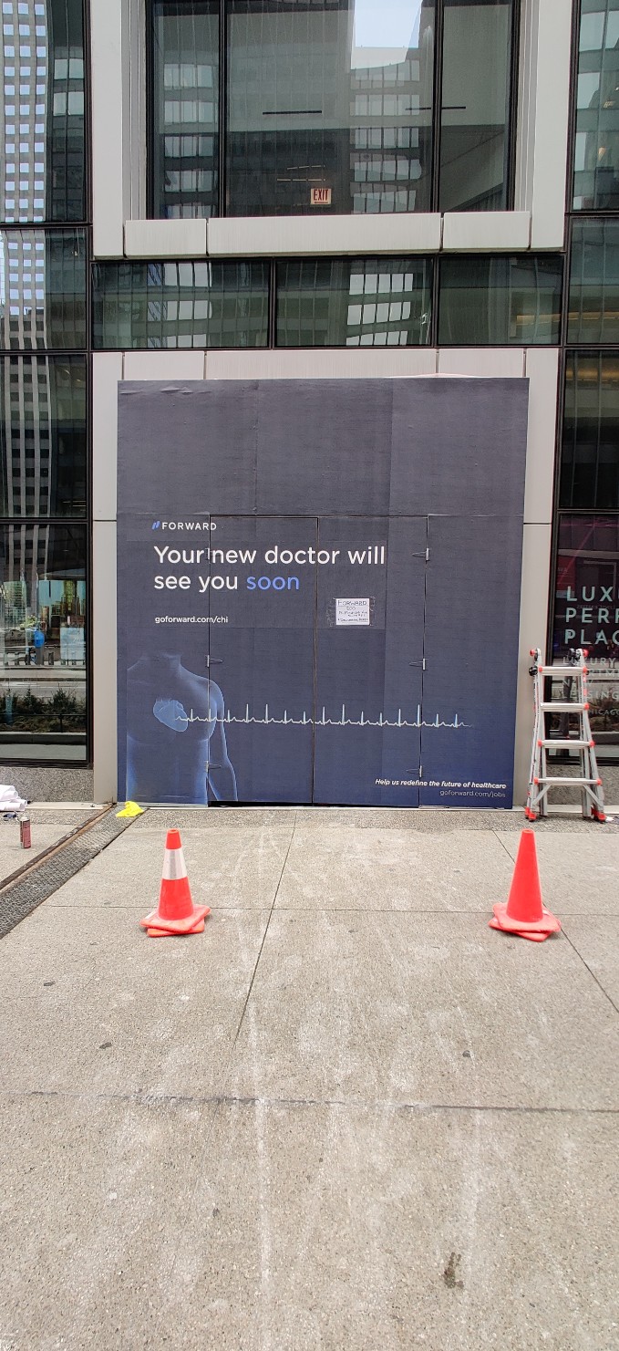 doctor sign on the side of a building