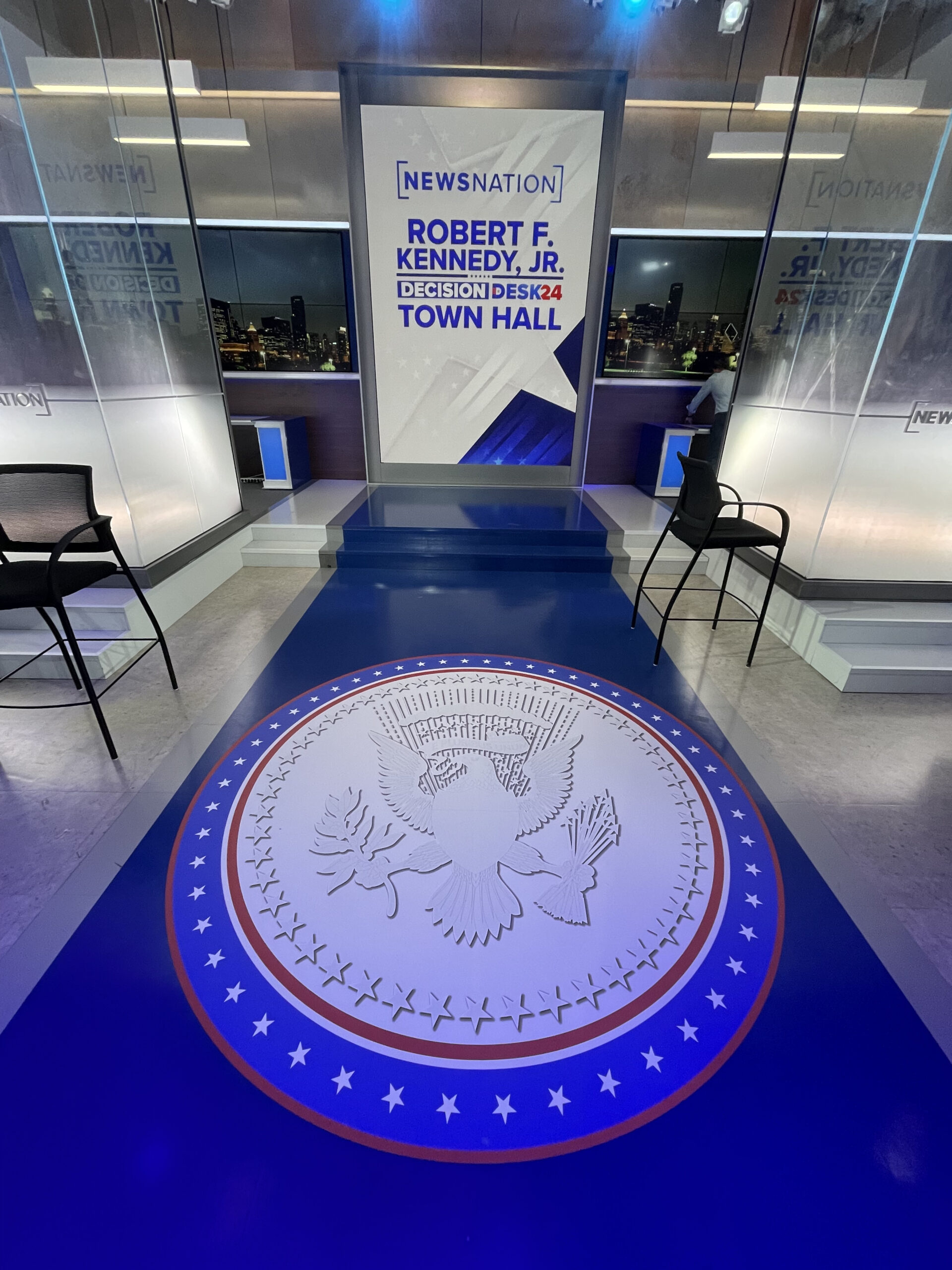 Floor Graphic, News nation