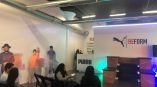 Indoor event space with wall decals and vinyl wall signs in Chicago Downtown.