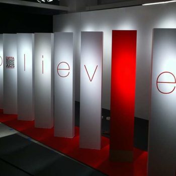 Custom pillars with decals