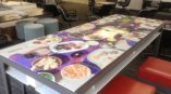 Custom tabletop graphic