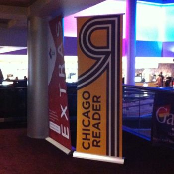 Chicago Reader retractable banner