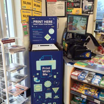 Print here machine wrap