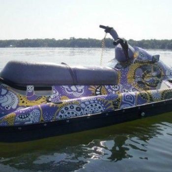 Custom waverunner wrap
