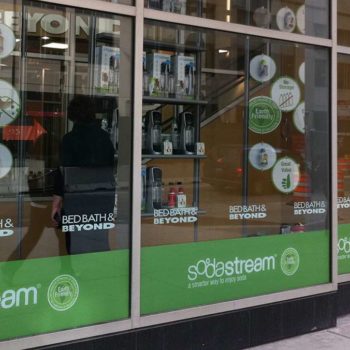Bed Bath & Beyond window graphics
