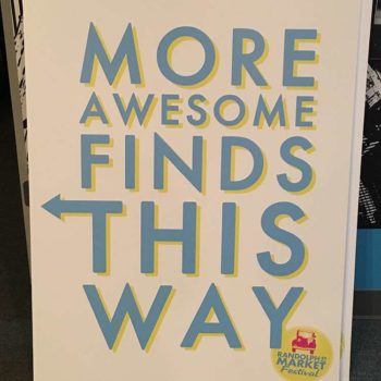 More awesome finds directional sign