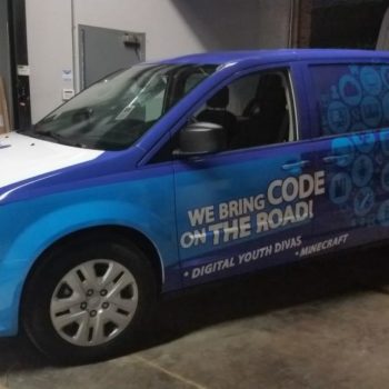 Custom van wrap