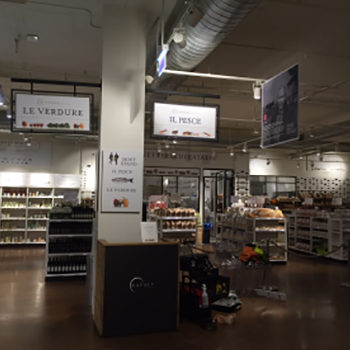 Custom signage for store
