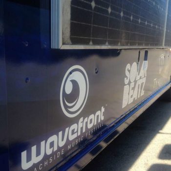 Wavefront Music Festival truck wrap