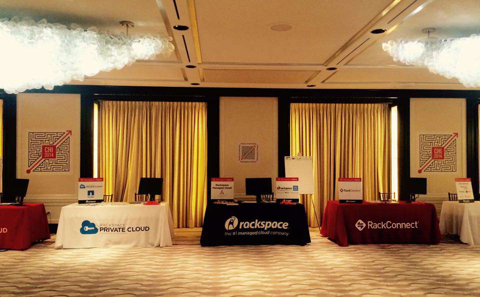 Collection of trade show tables