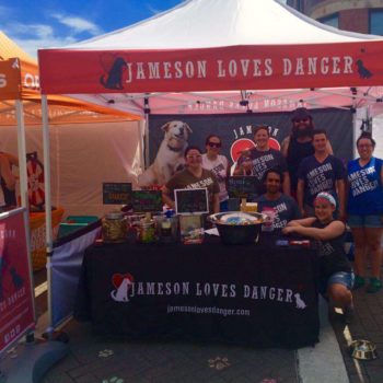 Jameson Loves Danger booth display