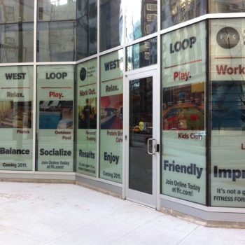 Fitness Formula Clubs window banners