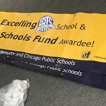 Custom banners for Chicago Public Schools