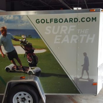 Golfboard cart wrap