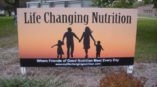 Yard sign for Life Changing Nutrition