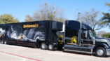 Fleet wrap on eighteen-wheeler promoting Continental business
