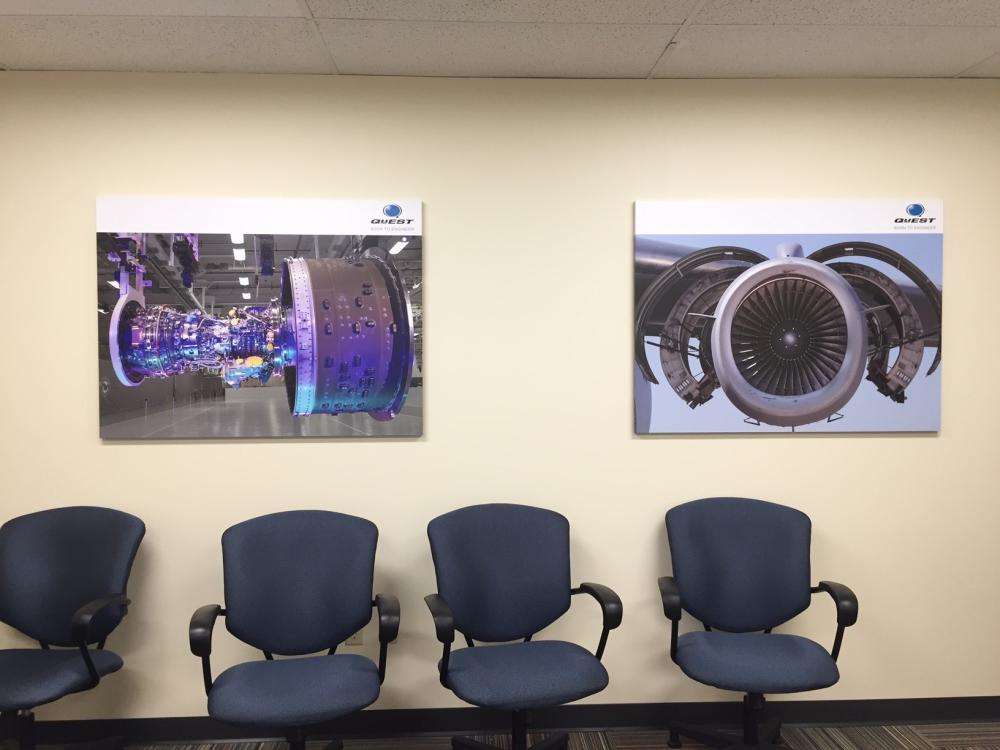 Multiple pictures for Quest in an office