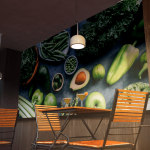 Custom Wall Mural in SpeedPro Cincinnati Ohio