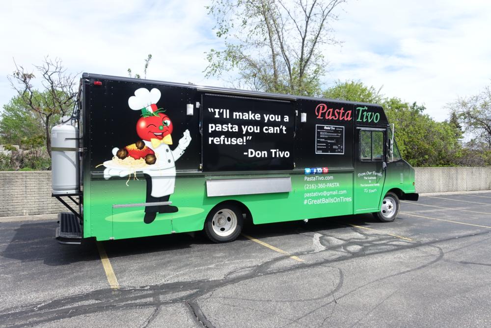 custom vehicle wrap for food truck