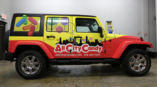 All City Candy decorated jeep wrap