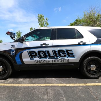 Shaker Heights police SUV vehicle graphics