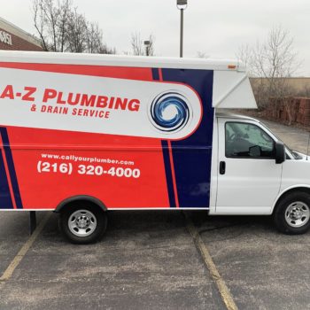 A-Z Plumbing truck wrap