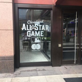 Cleveand All Star Game window graphics