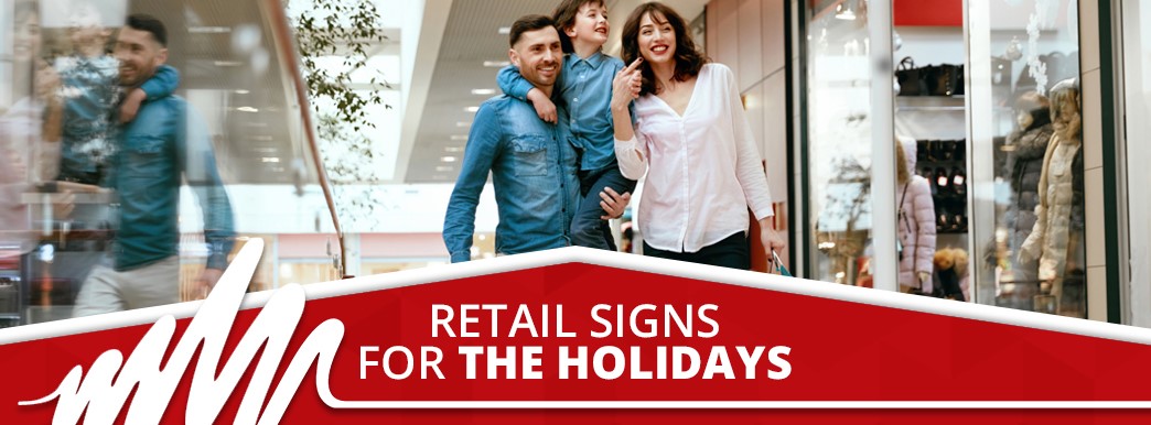 Retail Signs for the Holidays